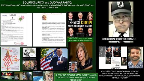 IS AMERICAS A CORRUPT USA INC POLICE STATE? ASK DOD THEY ARE RUNNING IT 28 USC 3002 PROVES IT!