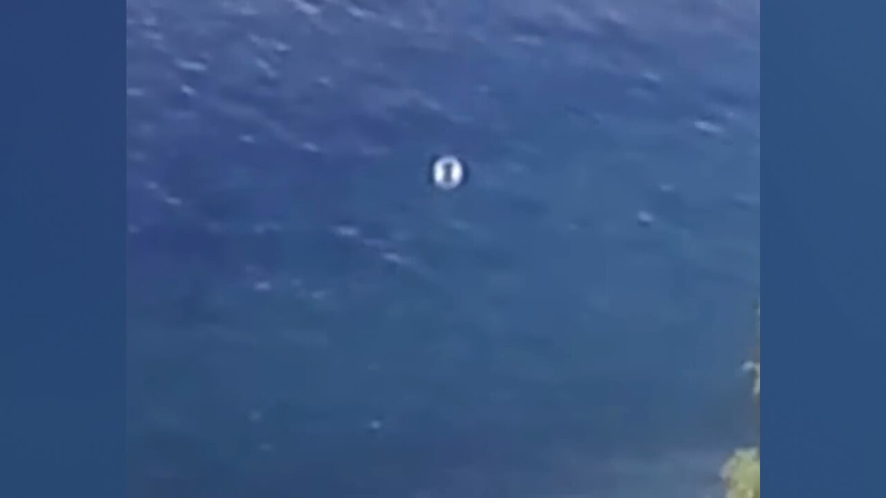 UFO on Ocean in Hawaii