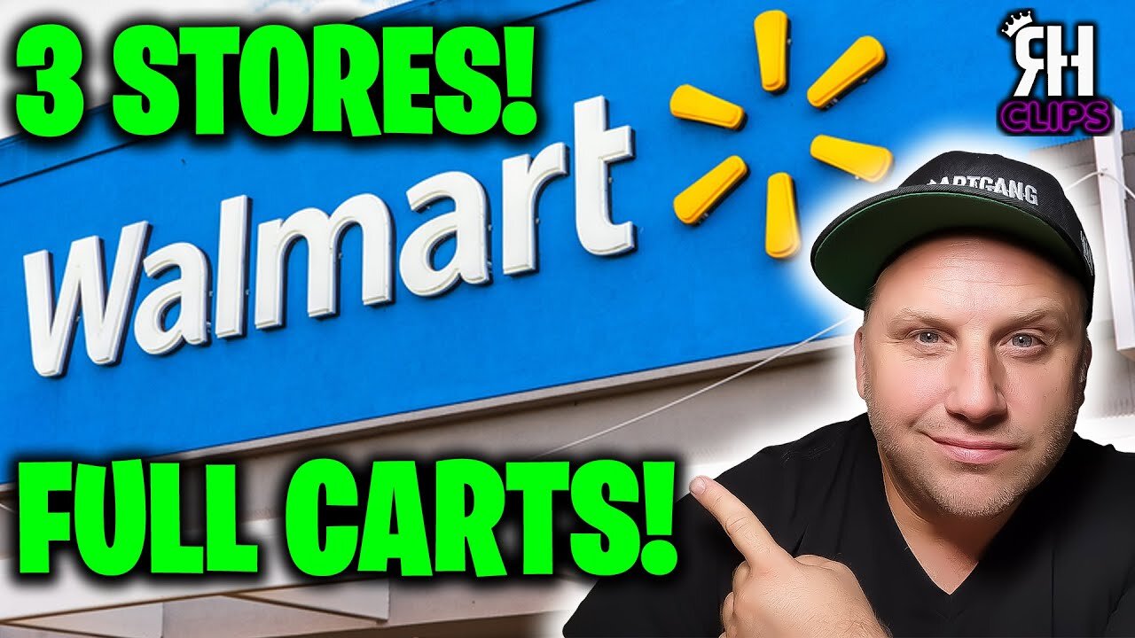 I Went To 3 Walmarts To Fill My Carts Up! - Walmart Clearance Haul