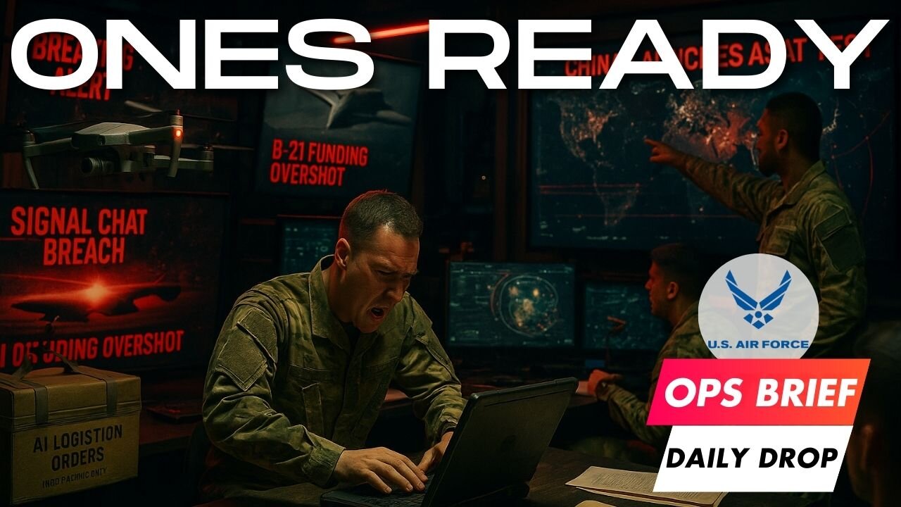 Ops Brief 032: Daily Drop - 23 April 2025 (Leakers, Drones, and the Great Space Freak-Out)