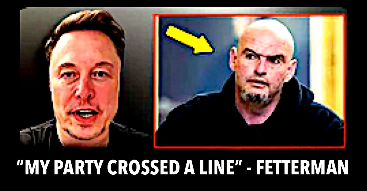 "MY PARTY CROSSED A LINE" - Senator John Fetterman