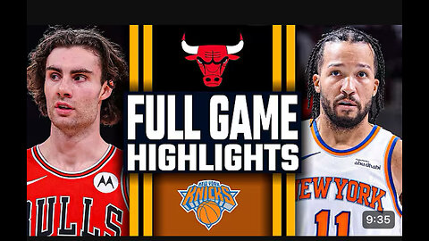 New York Knicks vs Chicago Bulls highlights