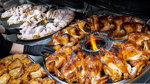 Korean-style Grilled Chicken / Korean street food