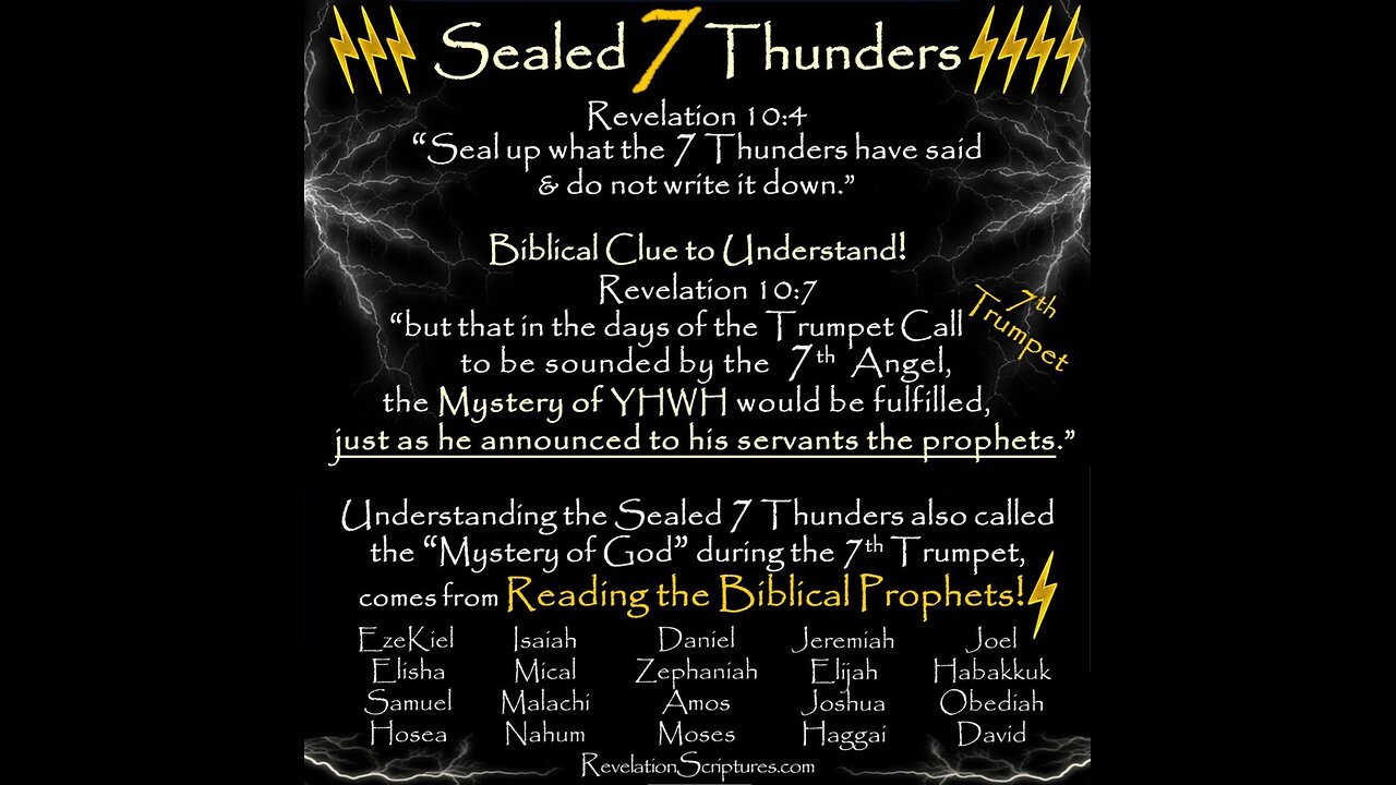 102725m My Seven Thunders of Heaven are your vision in this way. Moses declared her song of joy