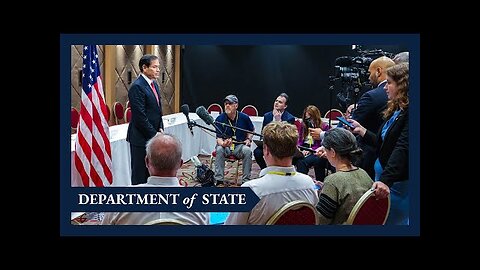 Secretary Rubio meets with the press in Antalya, Türkiye