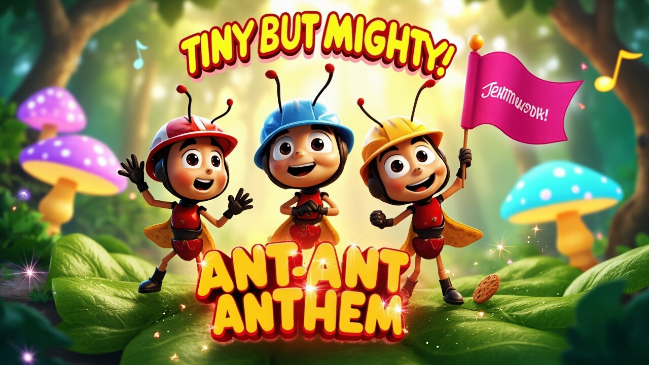 Ant Ant Anthem 🐜 | Fun Teamwork Song for Kids!