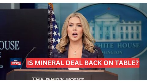 Is Trump’s Mineral Deal Back? White House Responds!