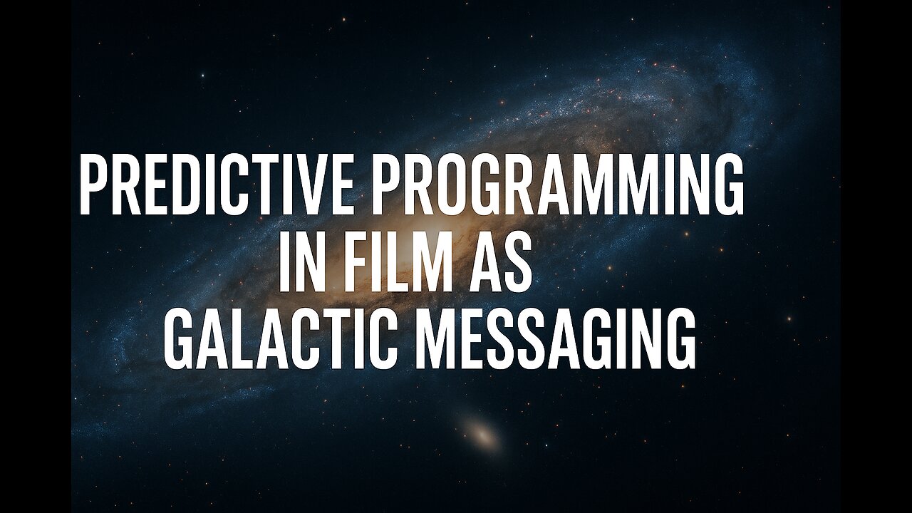 📽️ 23. Predictive Programming in Film as Galactic Messaging