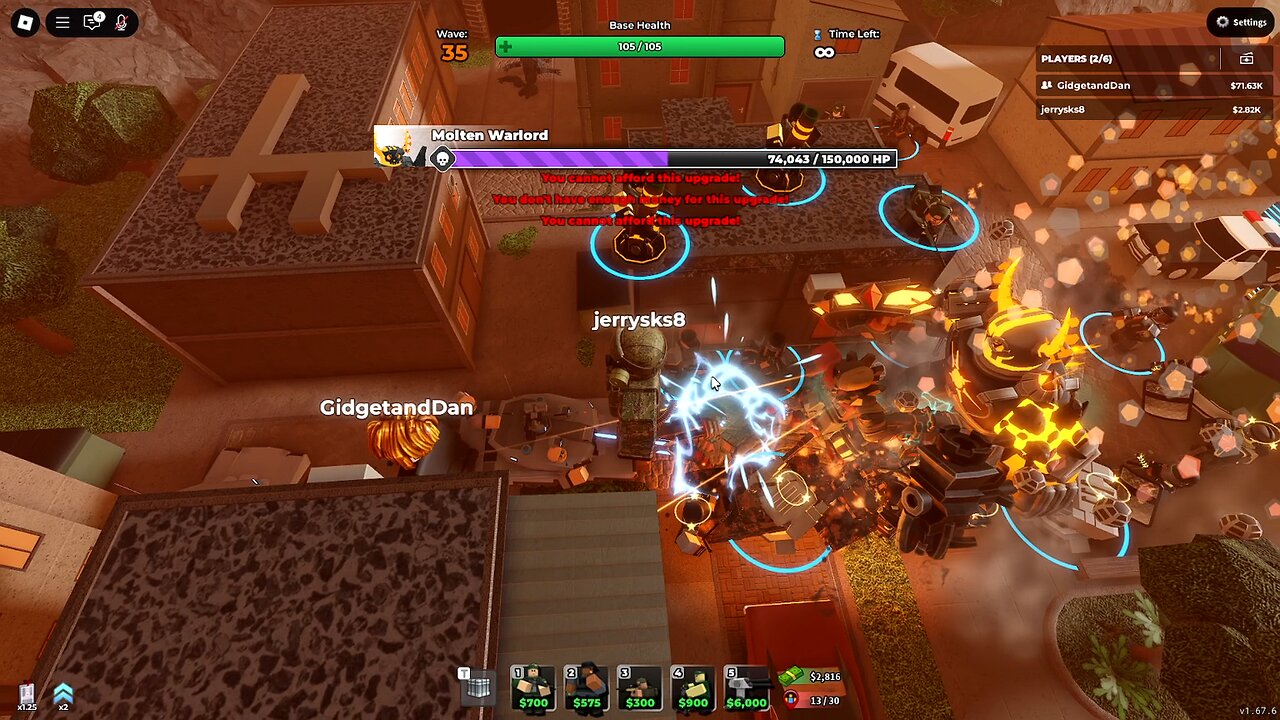Playing Tower Defence in Roblox - (No Commentary).