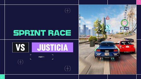 Ford Mustang Dark Horse vs Justicia – Sprint Race Rivalry in NFS Unbound!