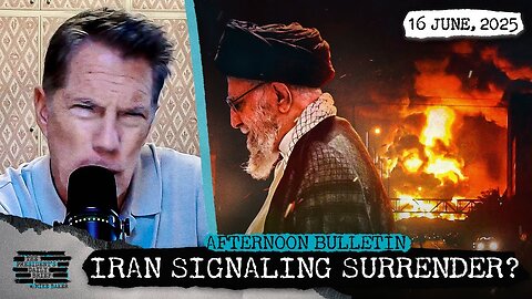 Is Iran Already Signaling Surrender? & Manhunt For Minnesota Shooter Ends In Capture