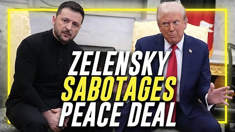 BREAKING: Trump Publicly Spanks Zelensky Again After The Dictator