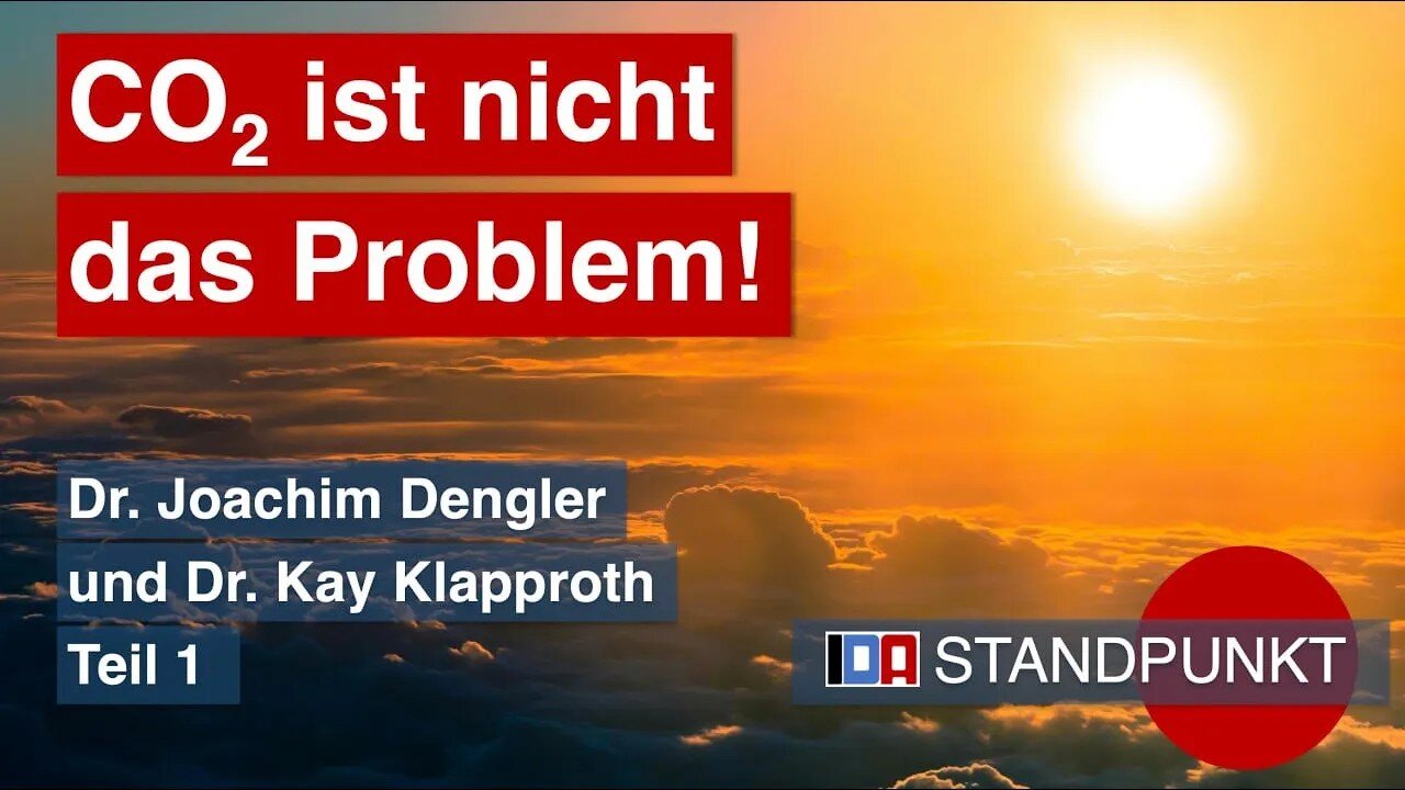 IDA🔝STANDPUNKT💉👉"CO₂ ist nicht das Problem!"1/2 - mit Joachim Dengler 13.8.25