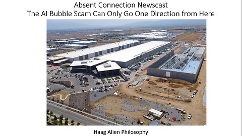 Absent Connection Newscast The AI Bubble Scam Cant Go On Much Longer