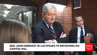 FULL GAGGLE: John Kennedy Reacts To Senate Passing Bill To Release The Epstein Files