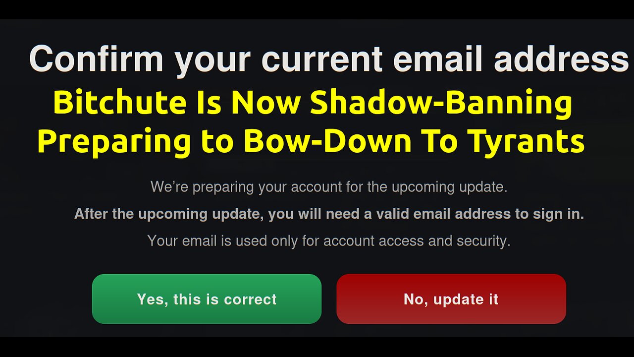 Bitchute Will Never Admit To Their Deceptive Shadow Banning