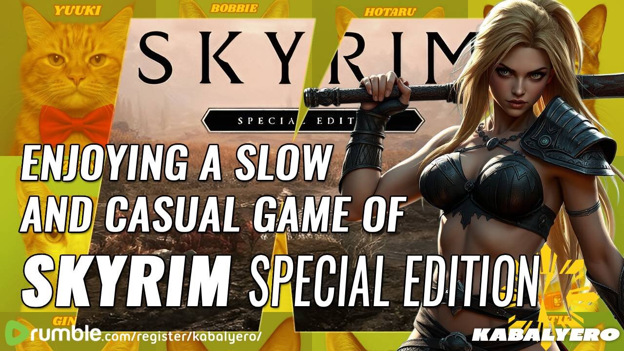 🔴 Skyrim Special Edition 🎮 Enjoying a Slow and Casual Game of Skyrim! 🙏 Thank You For Watching