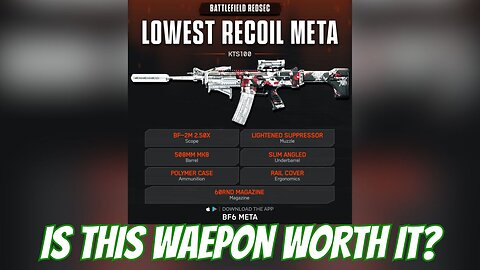 I TRIED THE KTS100 MK8 LMG SETUP SUGGESTED BY BATTLEFIELD 6 META ON X AND THIS HAPPENED.