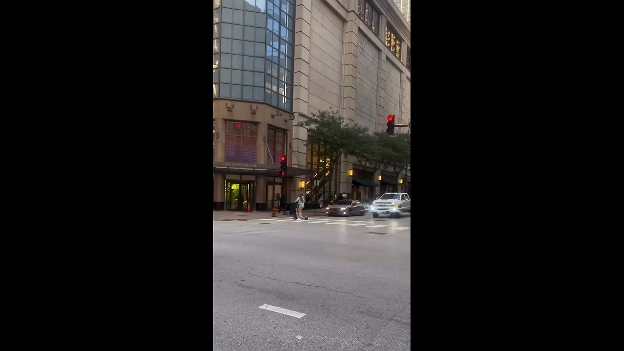 A daytime robbery at Nordstrom in Downtown Chicago was caught on video