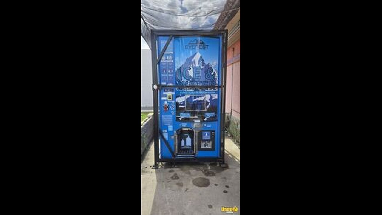 2023 Everest Ice Bagged Ice and Filtered Water Vending Machine For Sale in California!