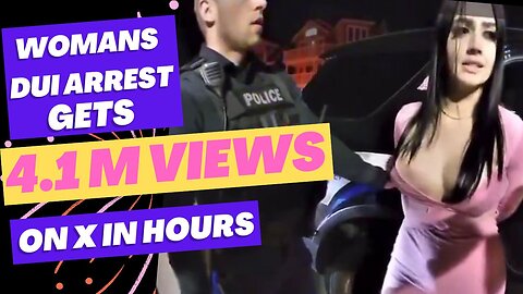 Woman goes viral for professionally handling her DUI arrest, with praise for the officers’ conduct.