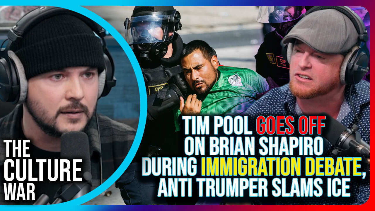 Tim Pool Goes Off On Brian Shapiro During Immigration Debate, Anti Trumper Slams ICE