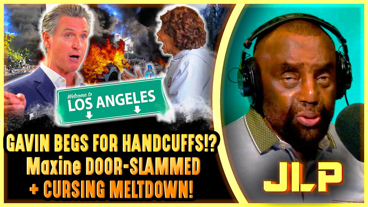 Gavin Newsom WANTS TO BE ARRESTED?! Maxine Waters SLAMMED & Democrat CURSES! 😱 | JLP Reacts