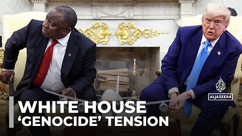 Trump confronts Ramaphosa over debunked _white genocide_ claims in tense Oval Office exchange