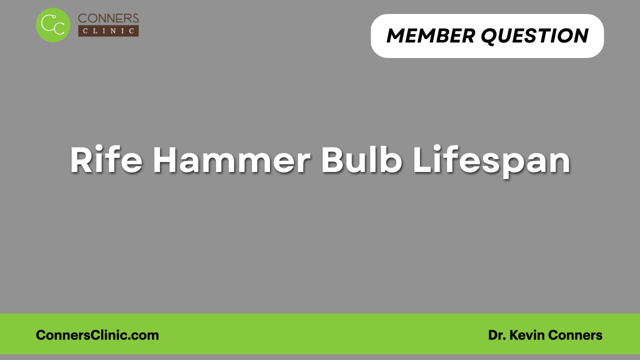 Rife Hammer Bulb Lifespan