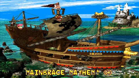 DONKEY KONG COUNTRY 2™ : DIDDY'S KONG QUEST™ / ACT 1. GANGPLANK GALLEON / A1#2. WARP BARREL FINISH