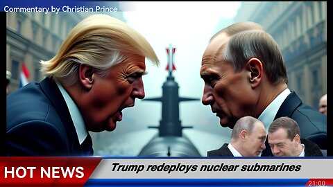 Breaking News Trump redeploys nuclear submarines Near Russia