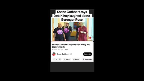 Shane Cuthbert says Debbie Kilroy laughed about Berenger Roses claims of abuse