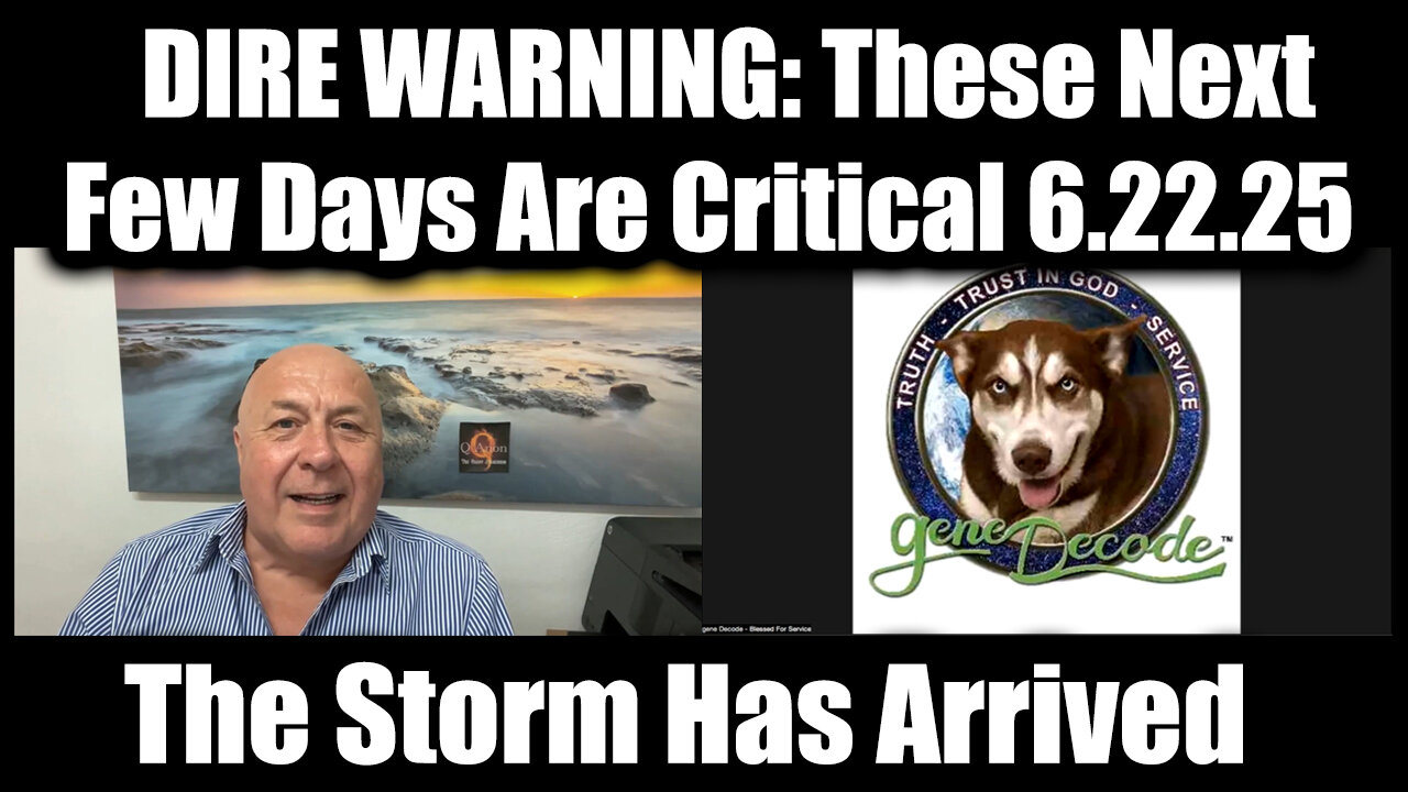 Gene Decode & Charlie Ward DIRE WARNING 6.22.25 - These Next Few Days Are Critical