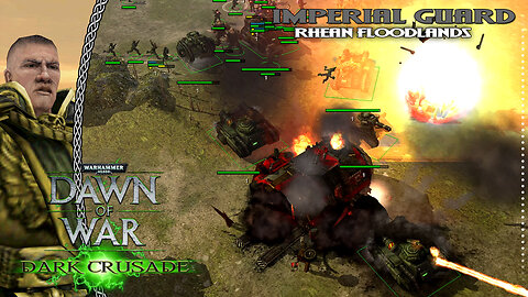 Dawn Of War Dark Crusade | Imperial Guard | Battle For The Rhean Floodlands