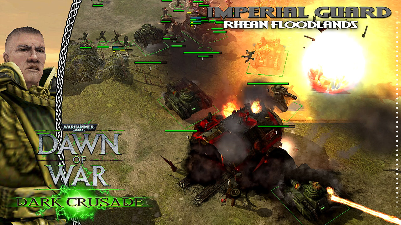 Dawn Of War Dark Crusade | Imperial Guard | Battle For The Rhean Floodlands
