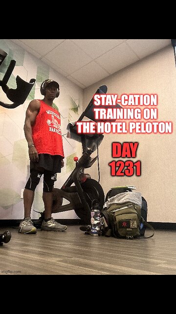 Stay-Cation training on the hotel Peloton (Day 1231)
