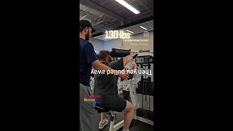 130lbs Side Delt Raises (Medium) 💪