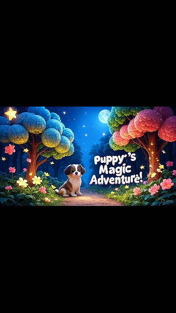"Puppy's Enchanted Forest Quest! 🌟 Magical Adventure Awaits!"