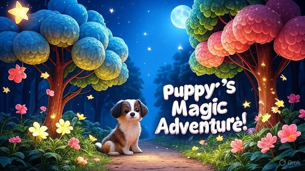 "Puppy's Enchanted Forest Quest! 🌟 Magical Adventure Awaits!"