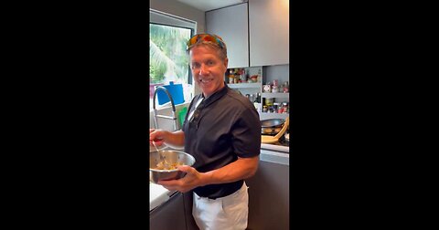Chef Mike. Cooking up a finger feast!