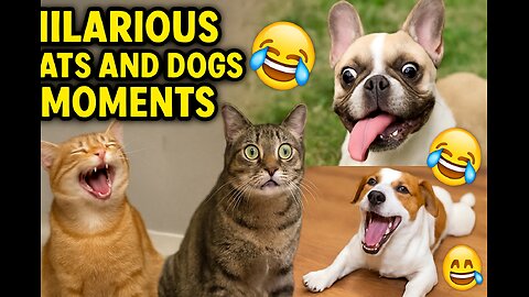 Hilarious Cats and Dogs Moments 😂😹 Funny Animal Videos 🤣