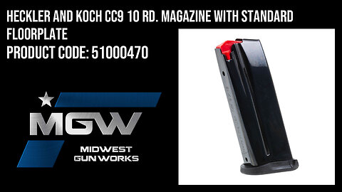 Heckler and Koch CC9 10 Rd. Magazine with Standard Floorplate - 51000470