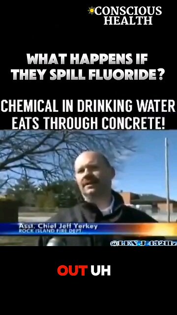 Fluoride They Put It In Our Water-Watch How It's Treated When Spilled