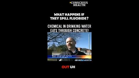 Fluoride They Put It In Our Water-Watch How It's Treated When Spilled