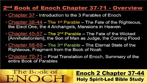 The Book of Enoch - Chapter 37-44