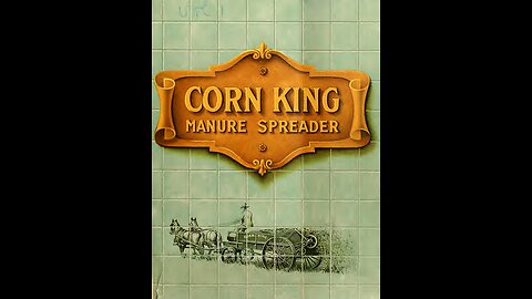 1910 International Harvester Corn King Manure Spreader Catalog with Farm Ambience