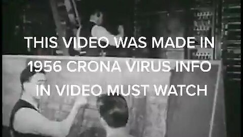 A VIDEO FROM 1956 🎦 PREDICTED EVERYTHING WE ARE GOING THROUGH RIGHT NOW❗