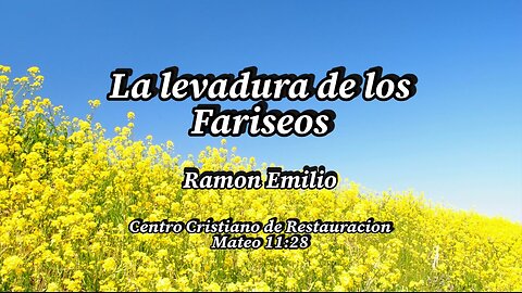 La levadura de los fariseos | Ramon Emilio