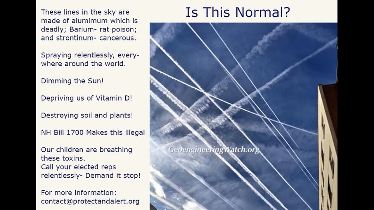Chemtrail fallout-dangerous mercury & super high amounts of Aluminum, Cadmium, Arsenic, & Lead.