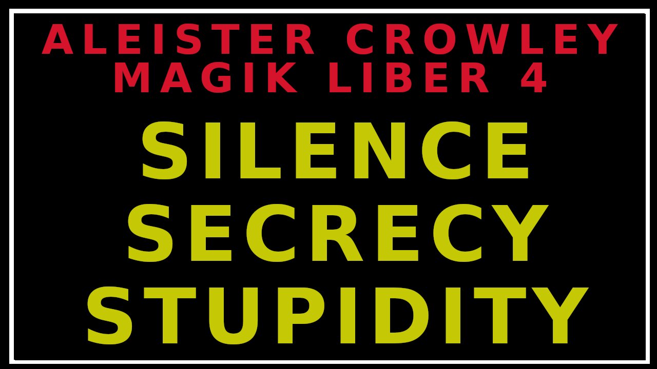 Unveiling Aleister Crowley's Liber 4: Silence, Secrecy, and Evocation